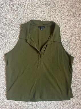 NWOT Banana Republic Polo Tank Top